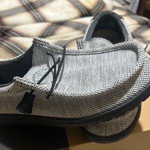 Hey Dude Charcoal and Light Gray Slip-Ons